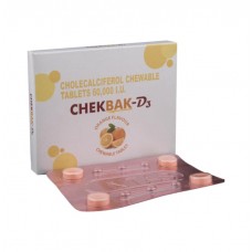 Chekbak-d3 60000 iu chewable tablet orange