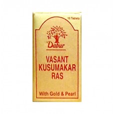 Dabur vasant kusumakar ras with gold and pearl tablet