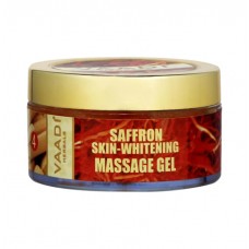 Vaadi herbals saffron skin-whitening massage gel - basil oil & shea butter