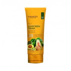 Vaadi herbals sunscreen cream spf-25 with extracts of kiwi & avocado