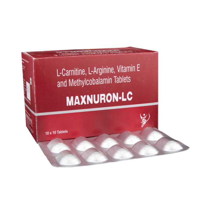 l carnitine l arginine vitamin e and methylcobalamin Maxnuron-lc tablet